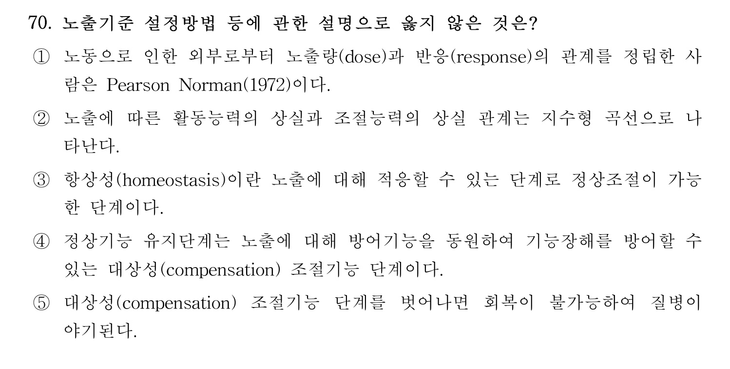 산업안전지도사 2021년 70번 기출문제