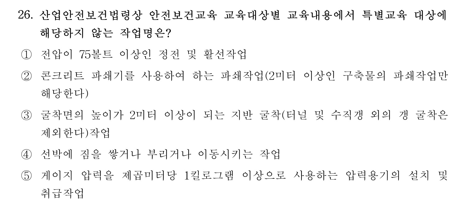 산업안전지도사 2023년 21번 기출문제