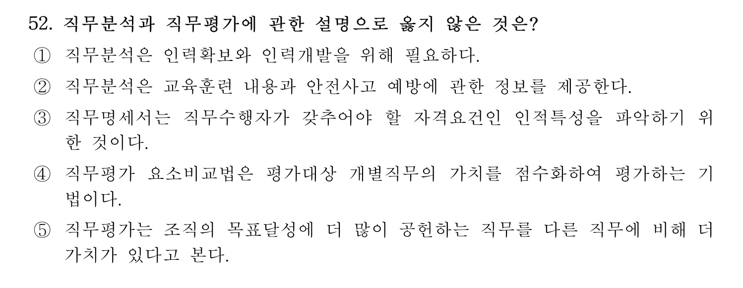 산업보건지도사 2021년 52번 기출문제