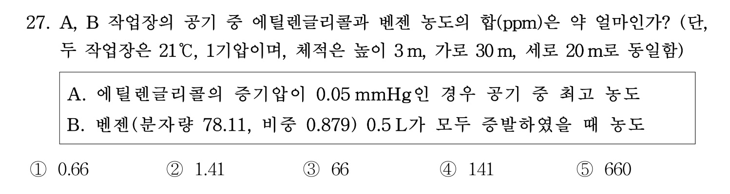 산업보건지도사 2026년 28번 기출문제