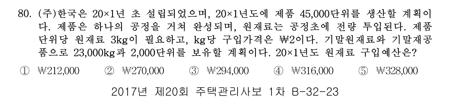 주택관리사보_1차 2017년 82번 기출문제