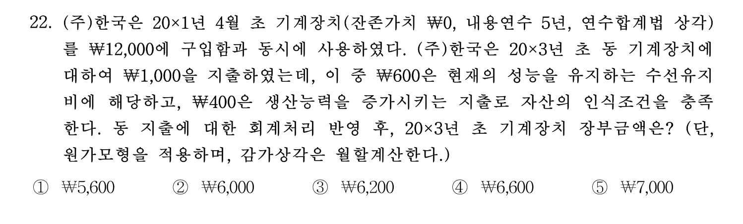 주택관리사보_1차 2021년 22번 기출문제