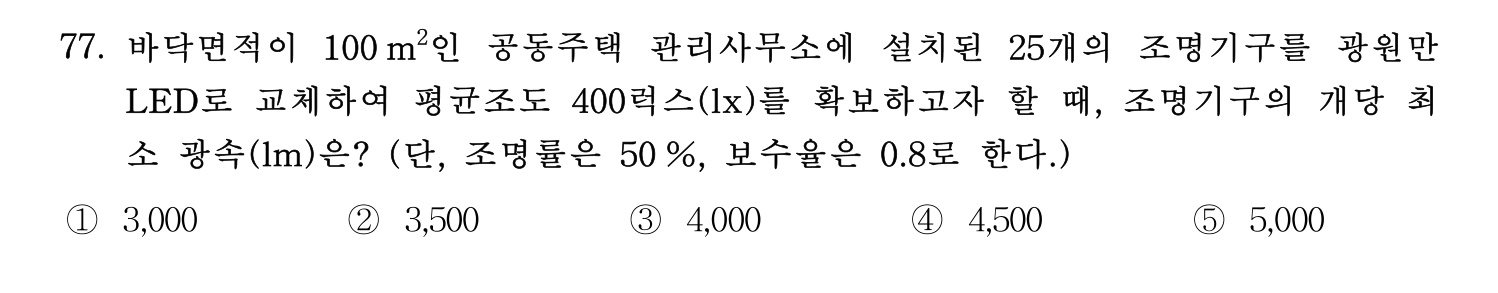 주택관리사보_1차 2021년 77번 기출문제