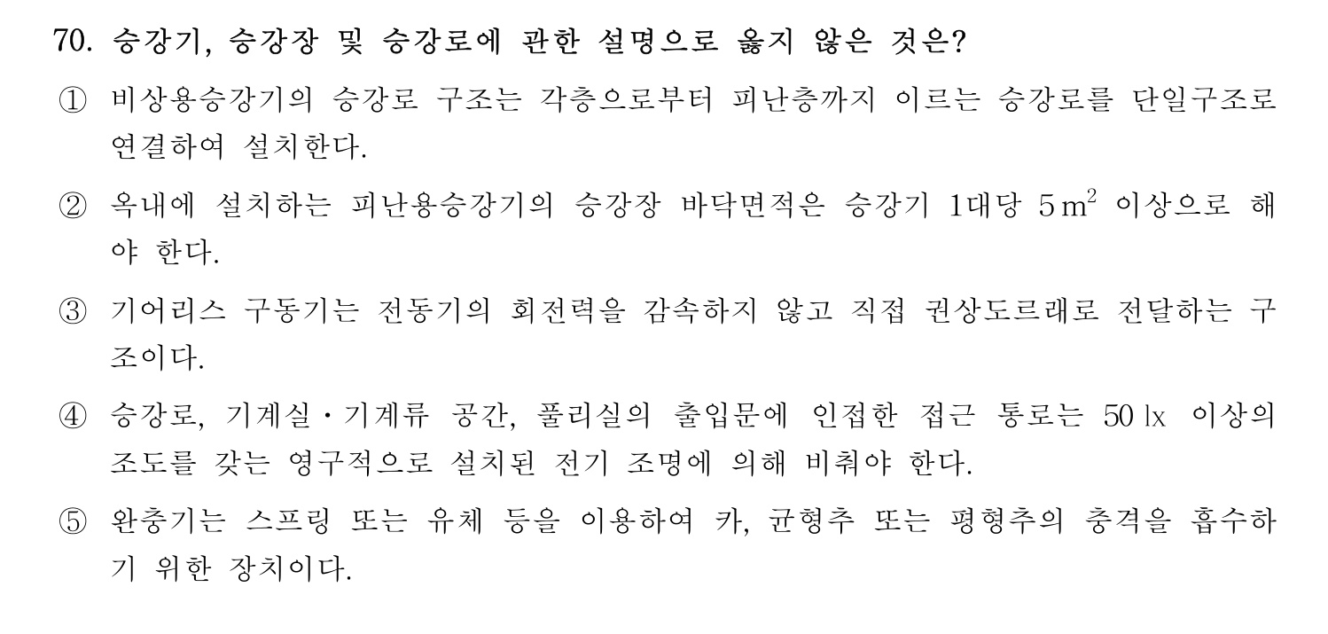 주택관리사보_1차 2022년 70번 기출문제