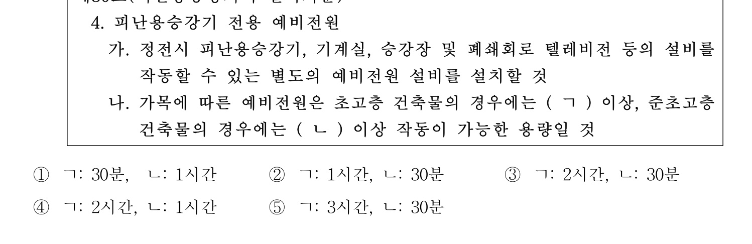 주택관리사보_1차 2024년 50번 기출문제