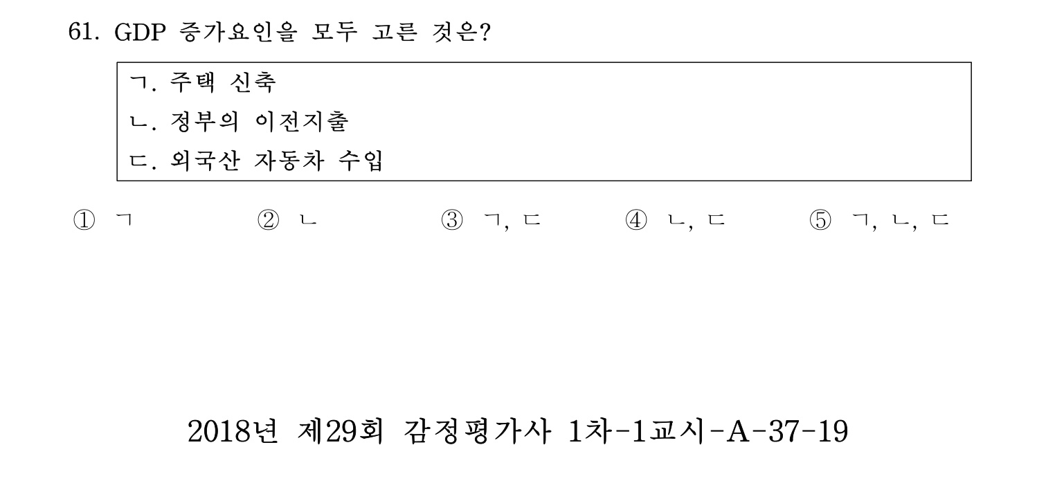 감정평가사_1차_1교시 2016년 61번 기출문제