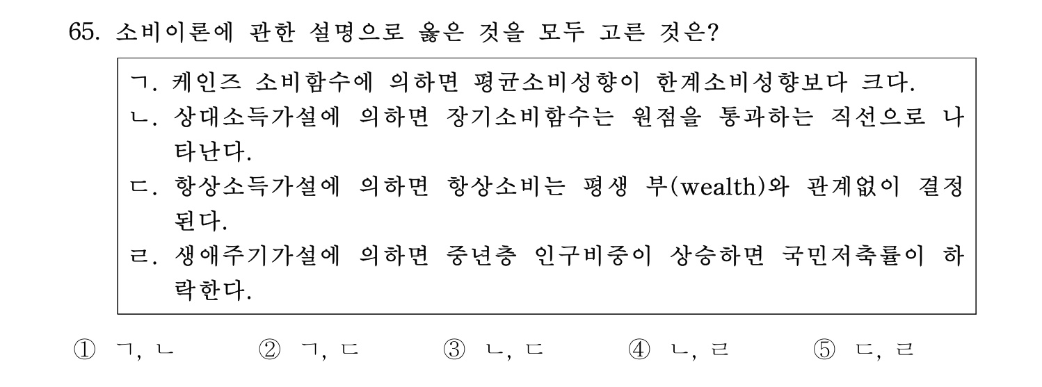 감정평가사_1차_1교시 2016년 65번 기출문제