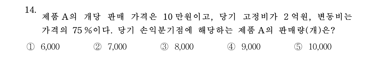물류관리사_1교시 2025년 14번 기출문제
