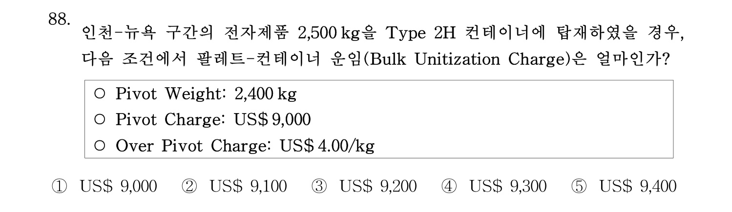 물류관리사_1교시 2025년 88번 기출문제