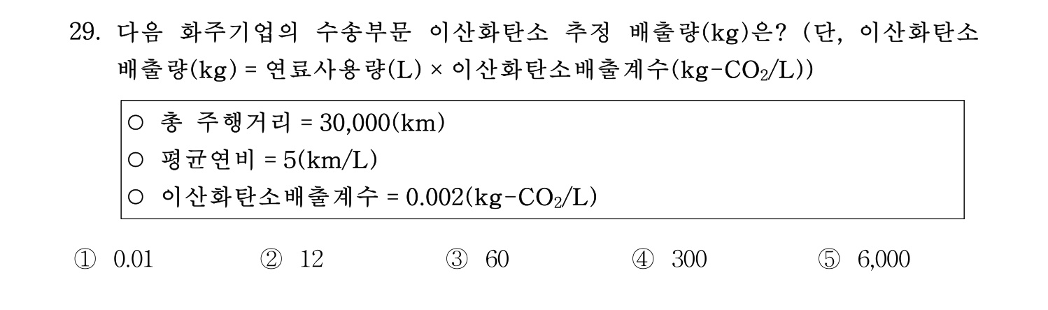 물류관리사_1교시 2019년 29번 기출문제