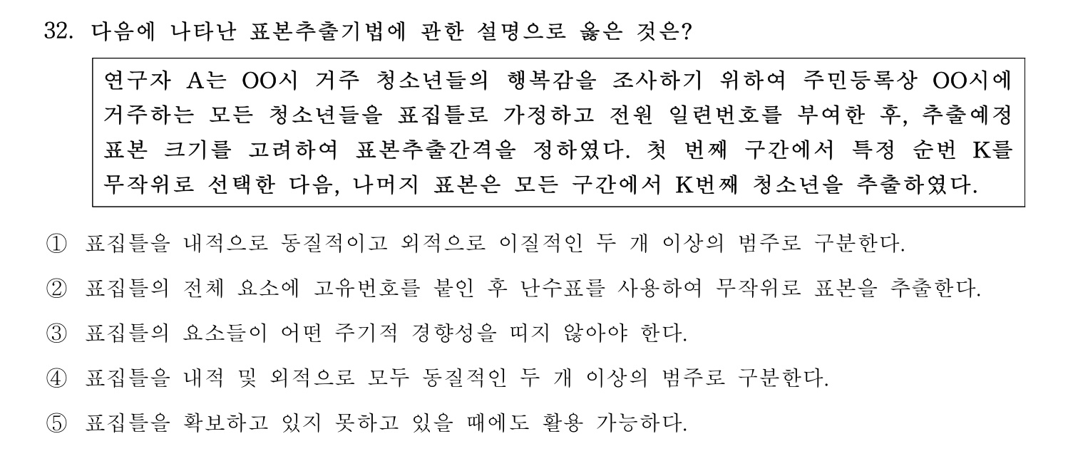 청소년상담사_1급(1교시) 2025년 32번 기출문제