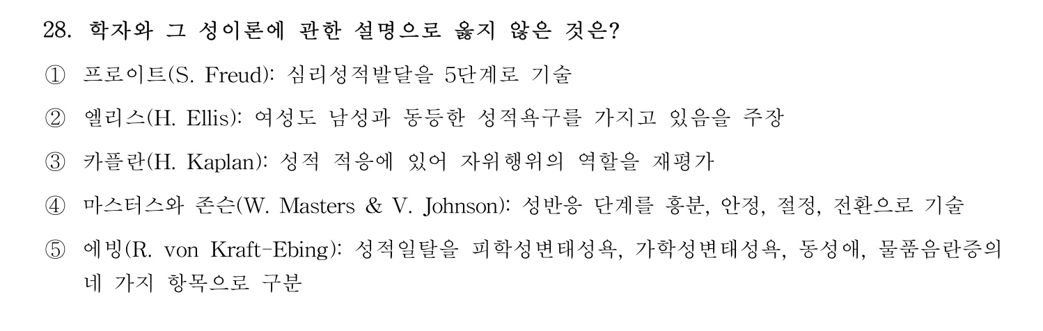 청소년상담사_1급(1교시) 2021년 28번 기출문제