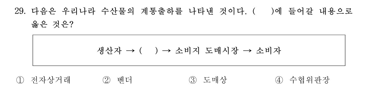 수산물품질관리사_1차 2024년 36번 기출문제