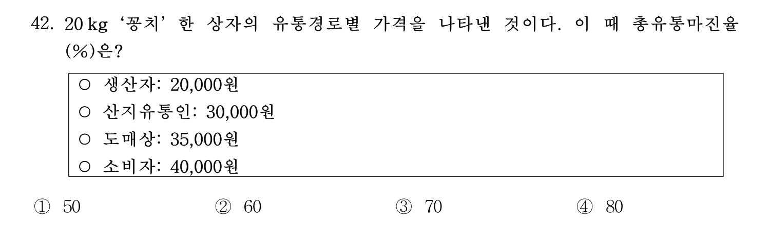 수산물품질관리사_1차 2024년 49번 기출문제